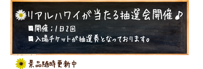 Island LifeStyle SHOW2012抽選会タイトル