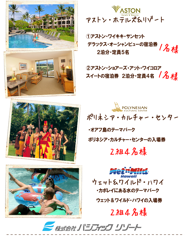 Island LifeStyle SHOW2012抽選会　アストン・ホテルズ＆リゾート